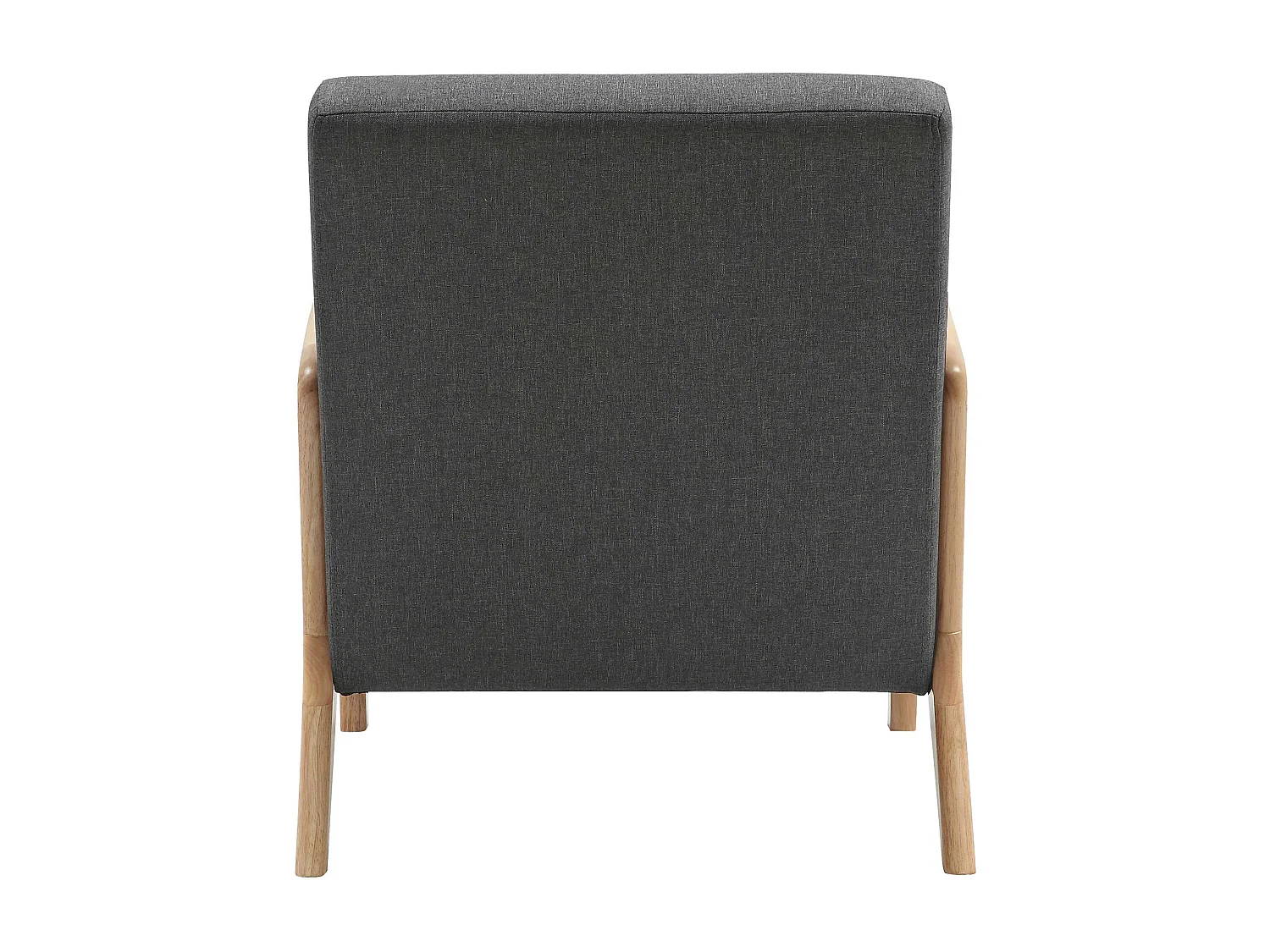 Fauteuil - Bois - Gris foncé - Hibbing