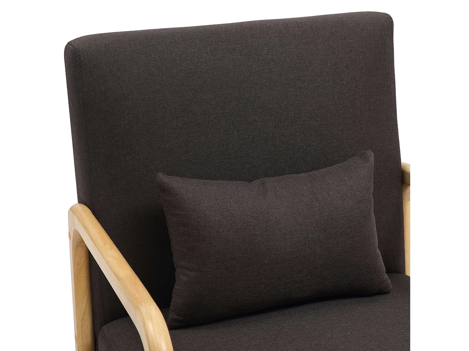 Fauteuil - Bois - Marron - Hibbing