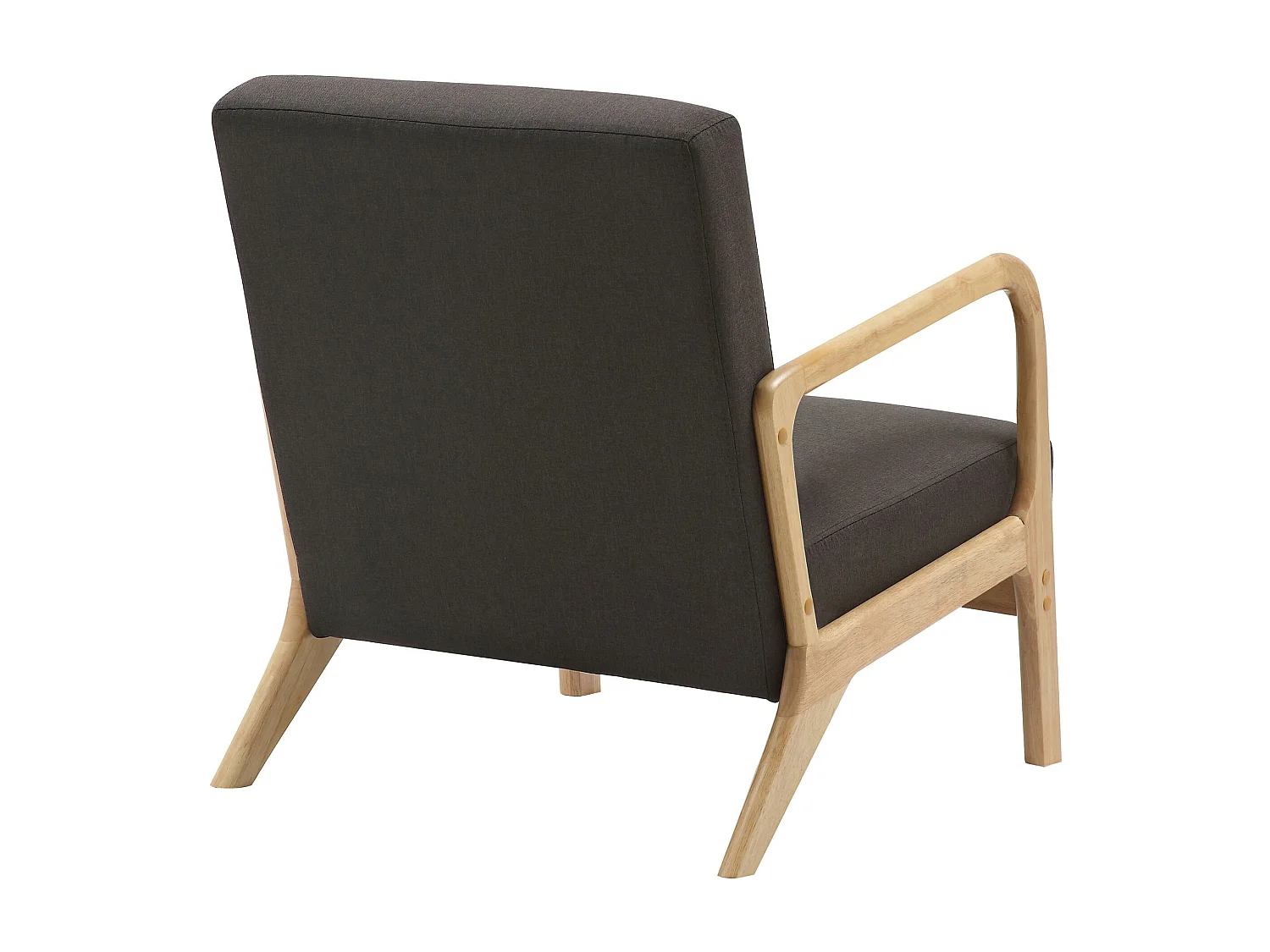 Fauteuil - Bois - Marron - Hibbing