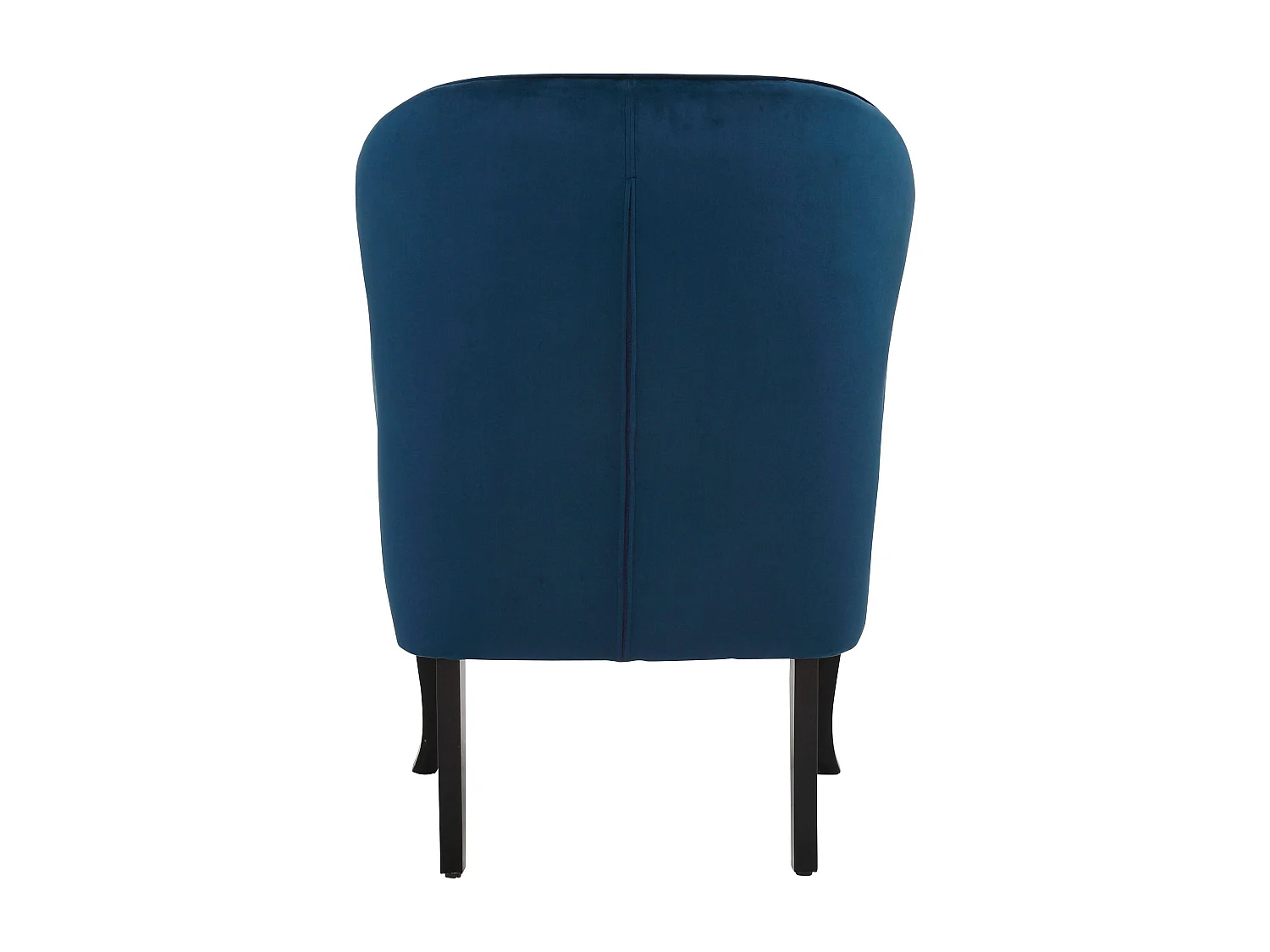 Houston | Fauteuil en velours bleu