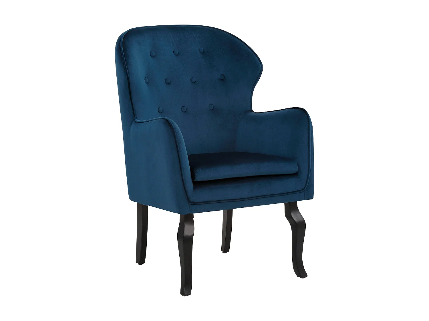 Houston | Sessel aus Samt blau