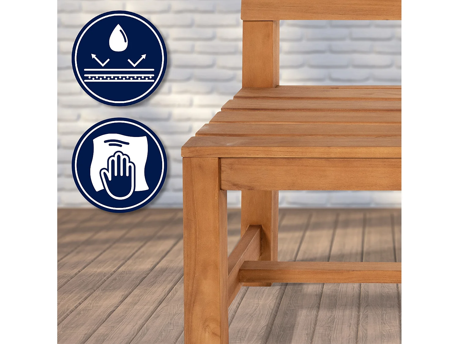 Banc de jardin - Bois - Teck - Augusta