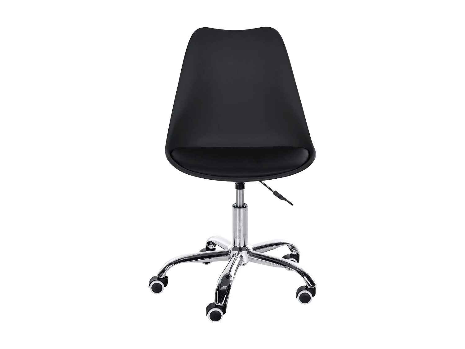 Tabouret de bureau - Plastique - Noir - Laflin