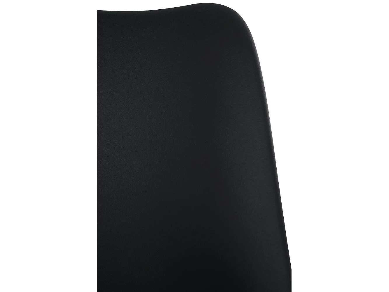 Tabouret de bureau - Plastique - Noir - Laflin