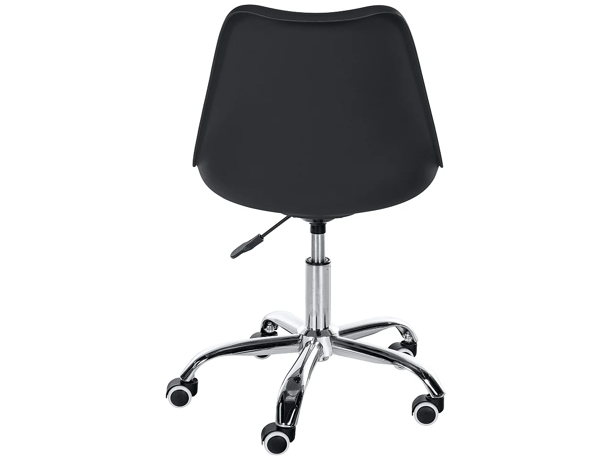 Tabouret de bureau - Plastique - Noir - Laflin