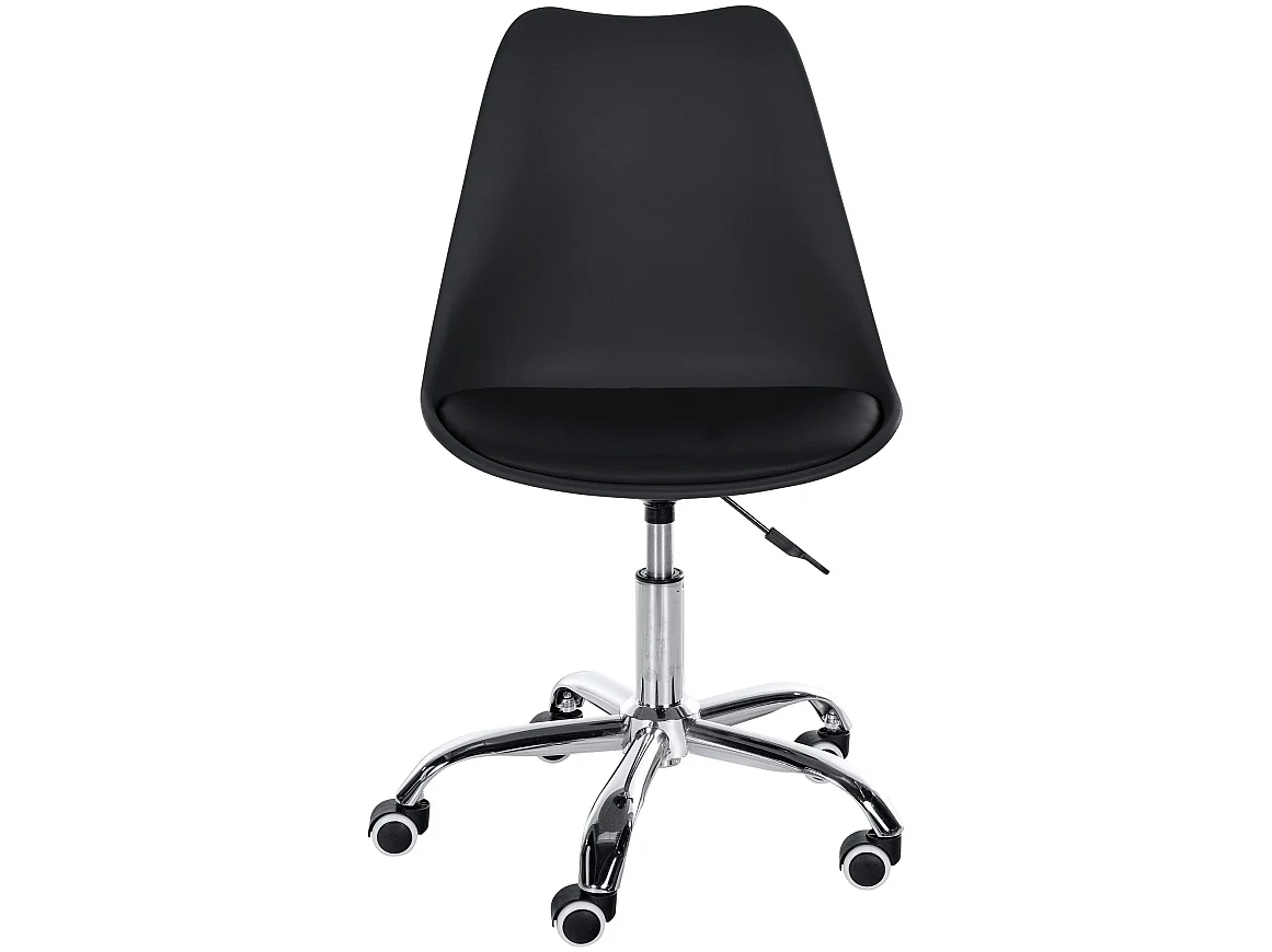 Tabouret de bureau - Plastique - Noir - Laflin
