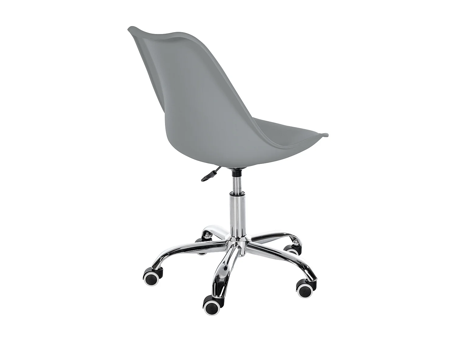Tabouret de bureau - Plastique - Gris - Laflin