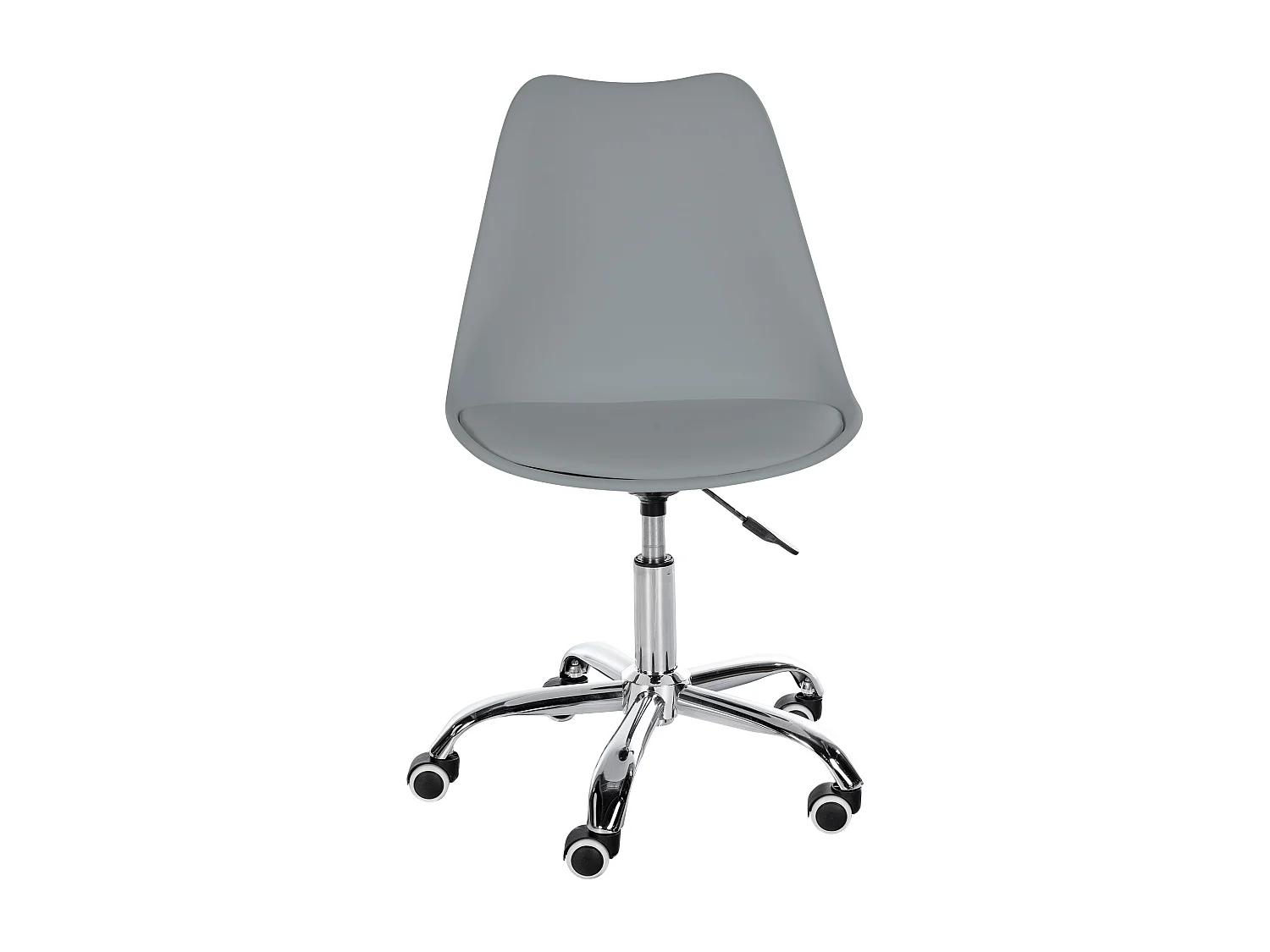 Tabouret de bureau - Plastique - Gris - Laflin