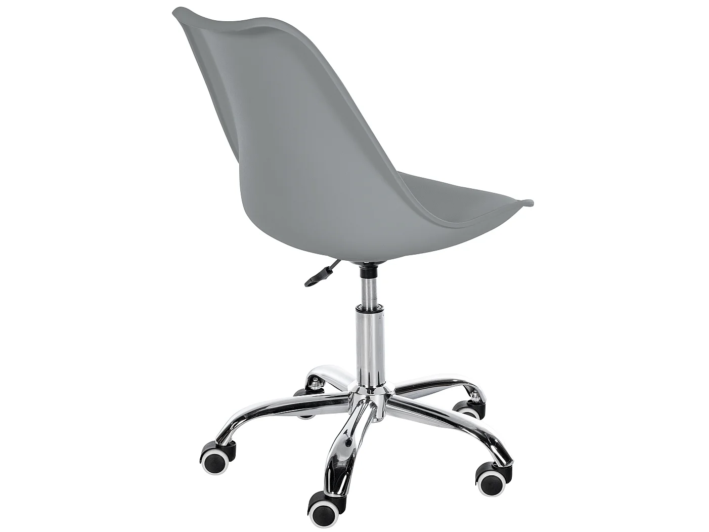 Tabouret de bureau - Plastique - Gris - Laflin