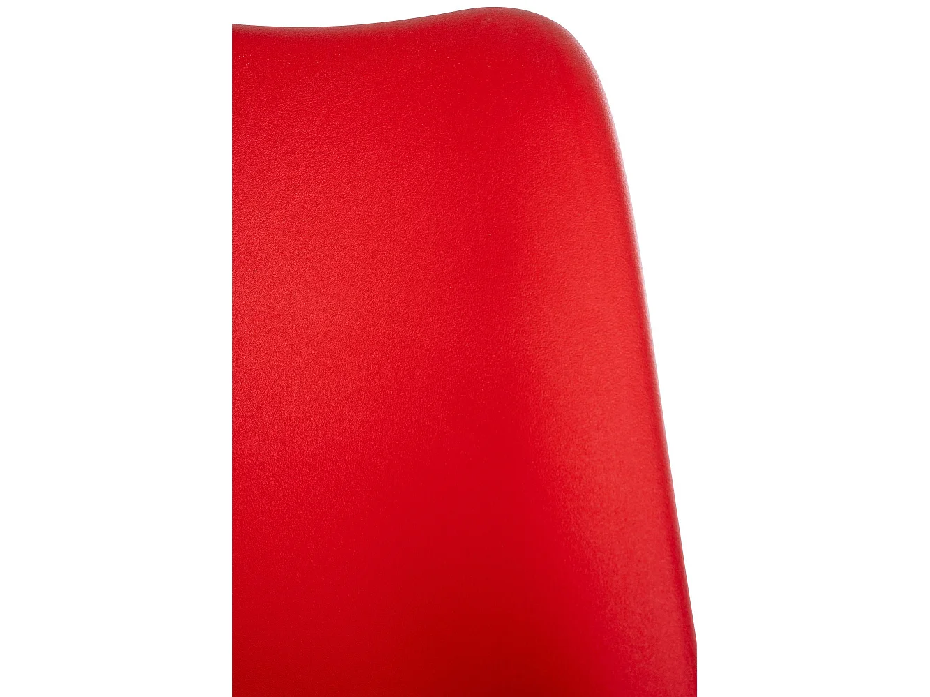 Tabouret de bureau - Plastique - Rouge - Laflin