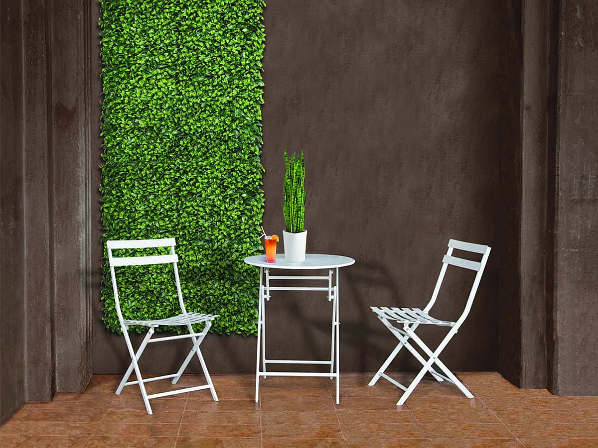 Panneau décoratif de feuillage synthétique Vertical Lauro 1 x 1 m - Nortene