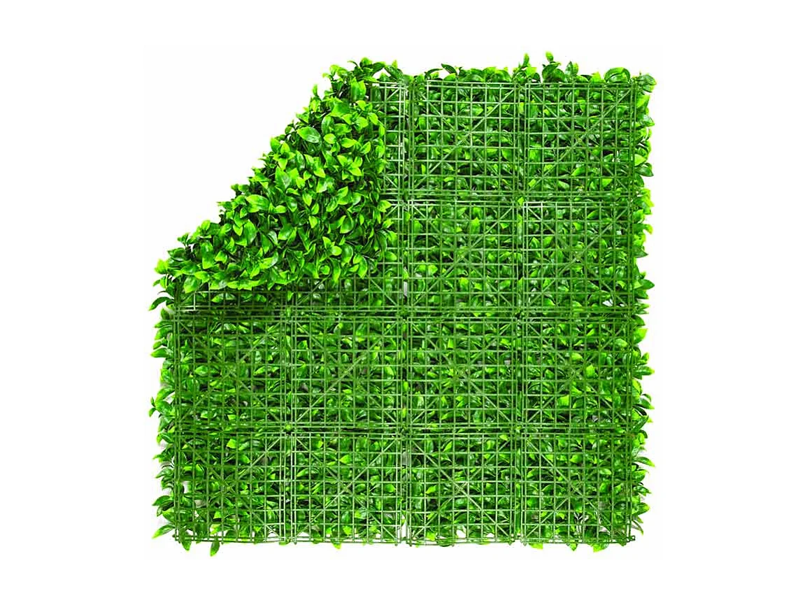 Panneau décoratif de feuillage synthétique Vertical Lauro 1 x 1 m - Nortene