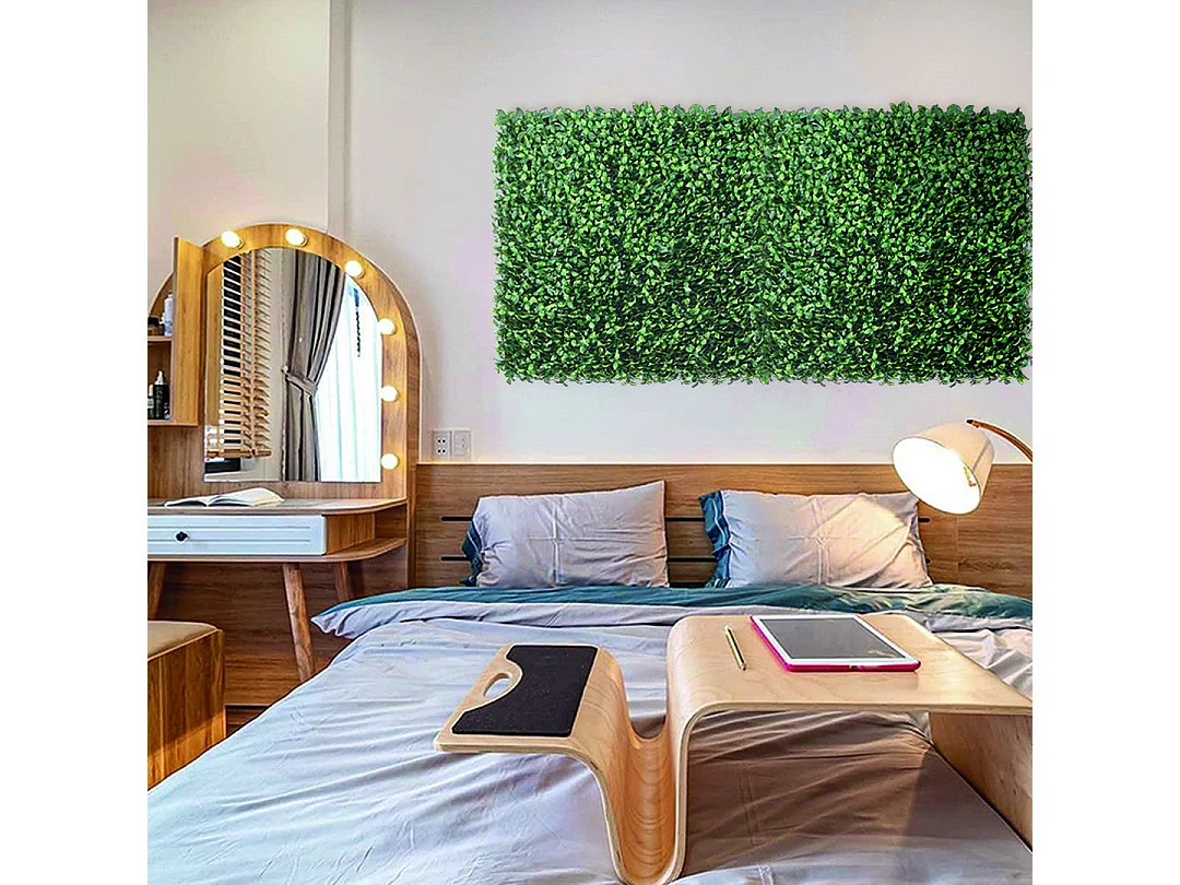 Panneau décoratif de feuillage synthétique Vertical Lauro 1 x 1 m - Nortene