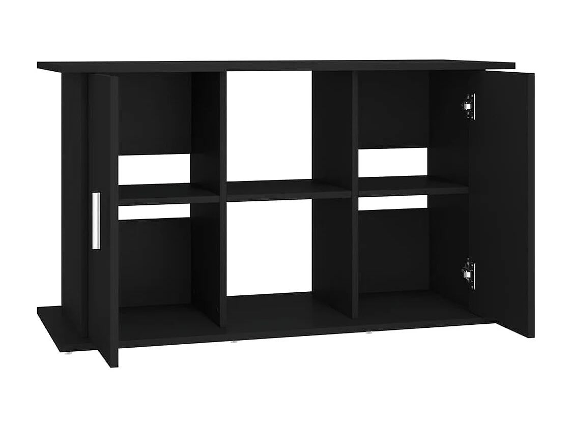 Supporto per acquario nero 101x41x58 cm in legno ingegnerizzato