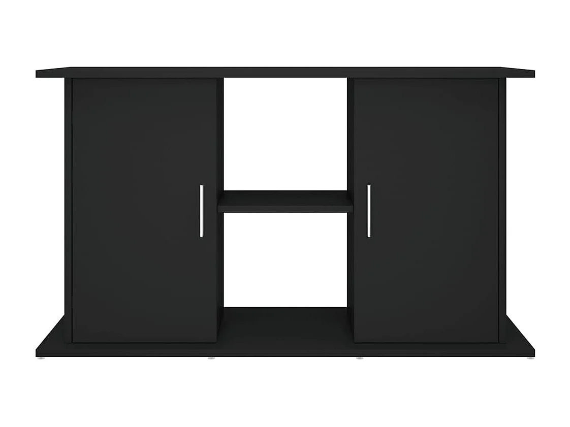 Support pour aquarium noir 101x41x58 cm bois d'ingénierie