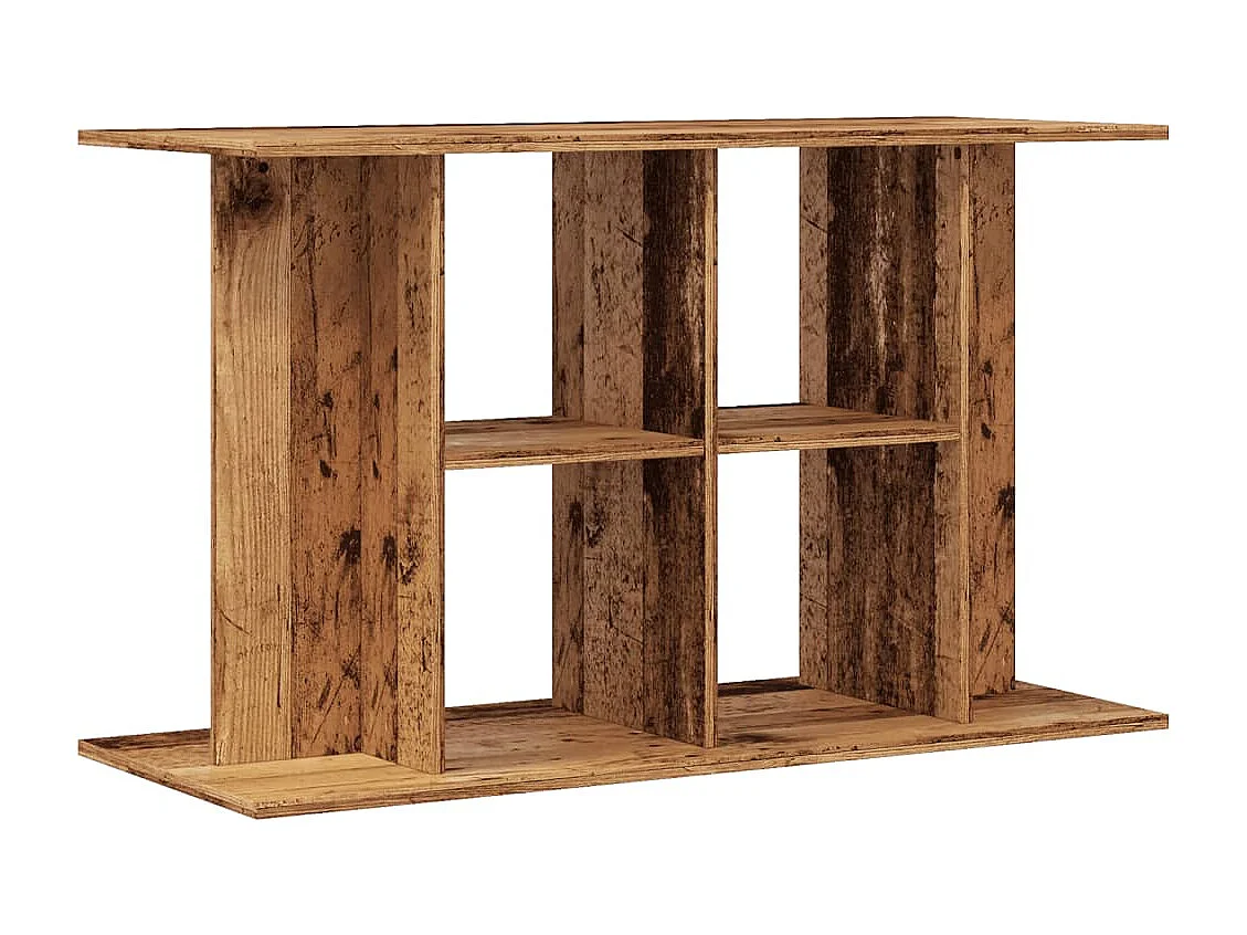 Support pour aquarium vieux bois 100x40x60 cm bois d'ingénierie