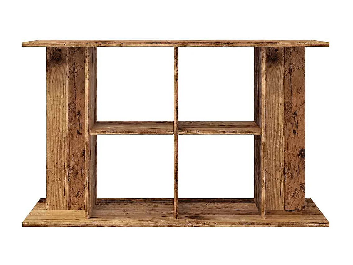 Support pour aquarium vieux bois 100x40x60 cm bois d'ingénierie