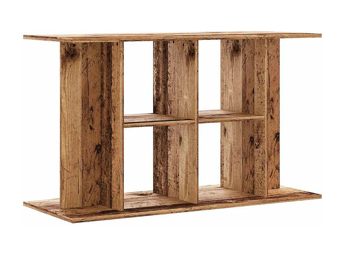 Support pour aquarium vieux bois 100x40x60 cm bois d'ingénierie