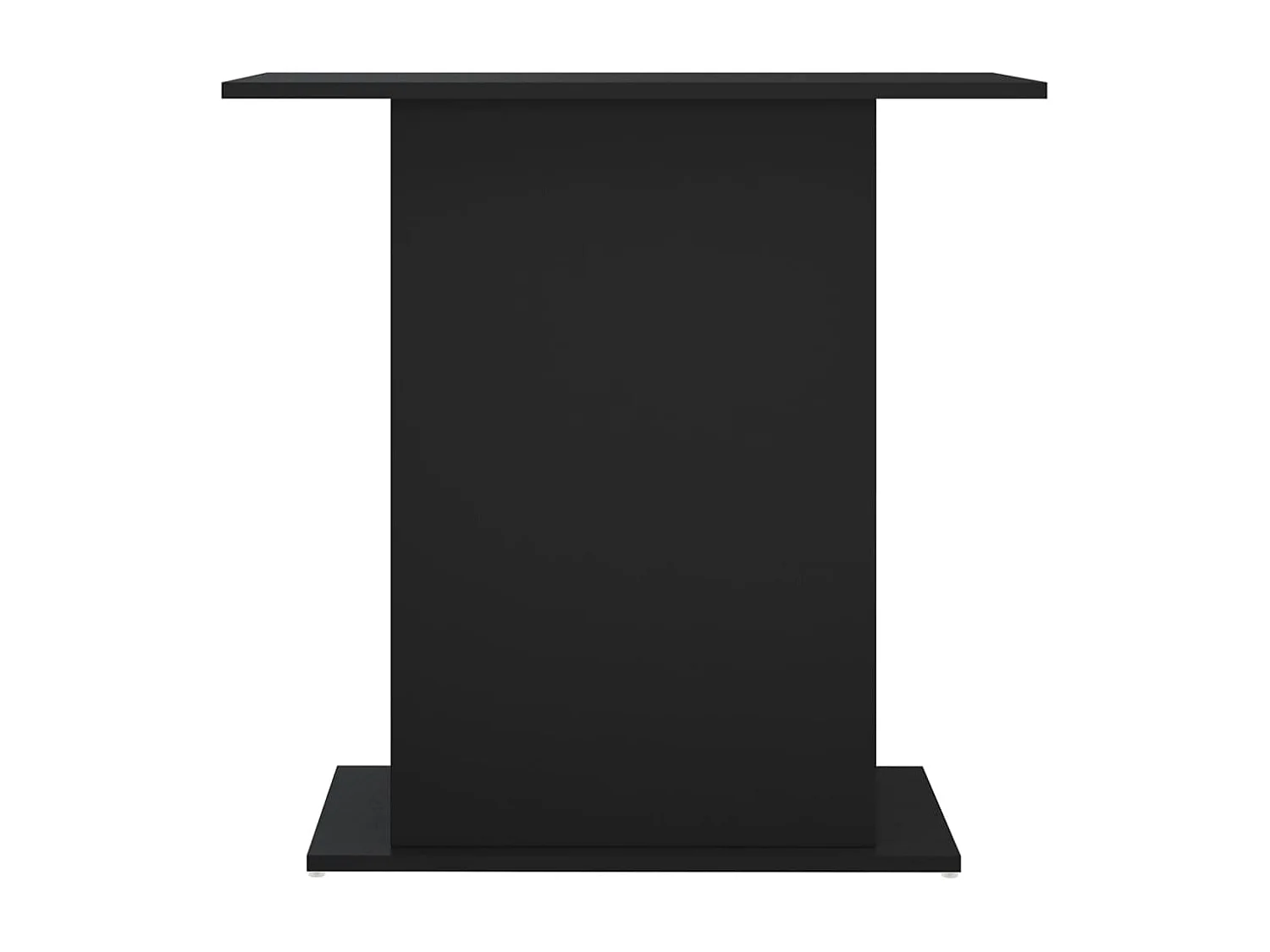 Support pour aquarium noir 75x36x72,5 cm bois d'ingénierie