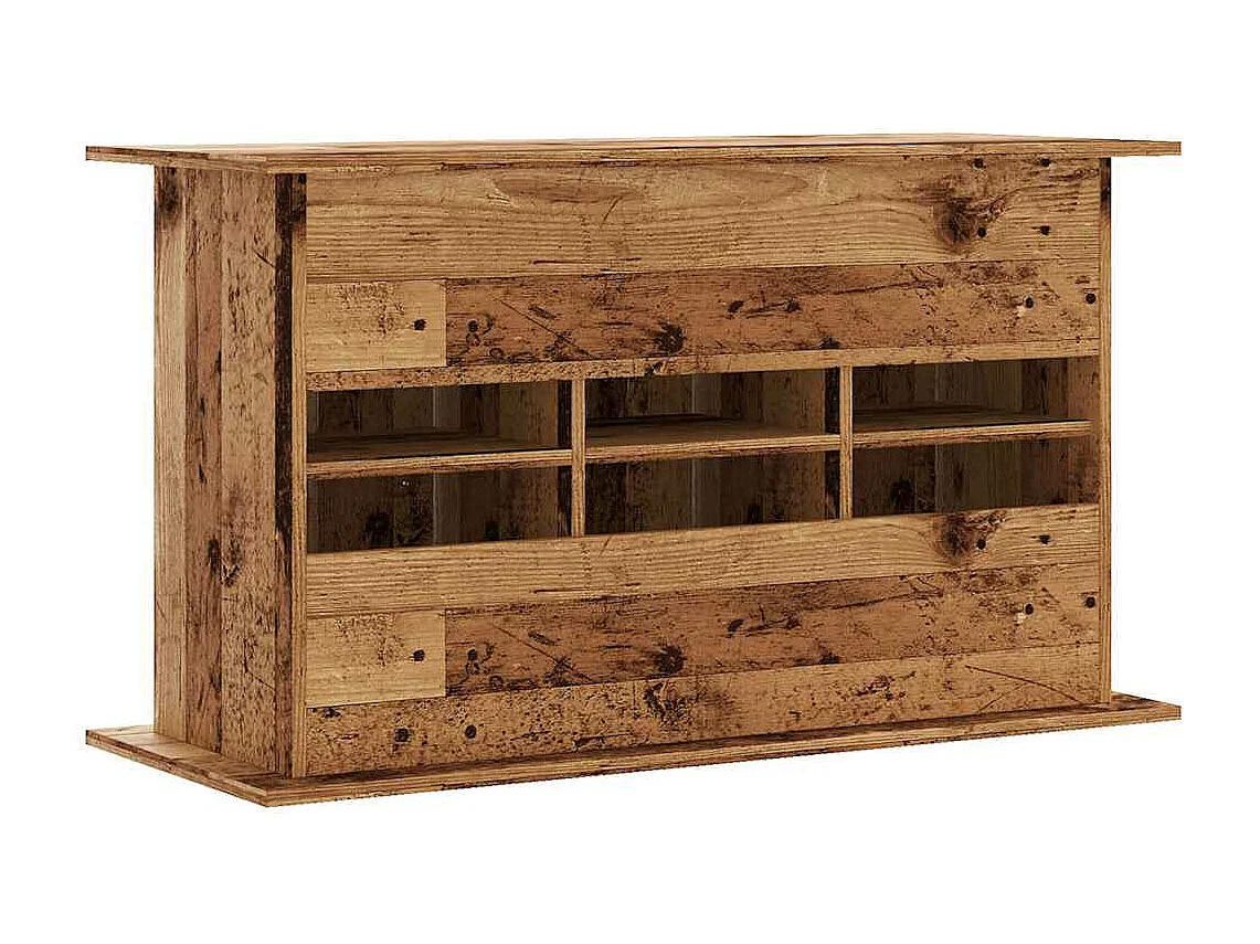 Support pour aquarium vieux bois 101x41x58 cm bois d'ingénierie