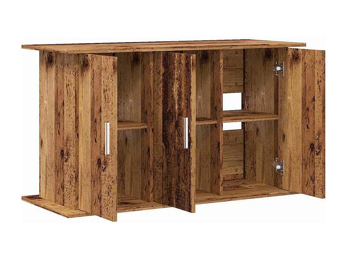 Support pour aquarium vieux bois 101x41x58 cm bois d'ingénierie
