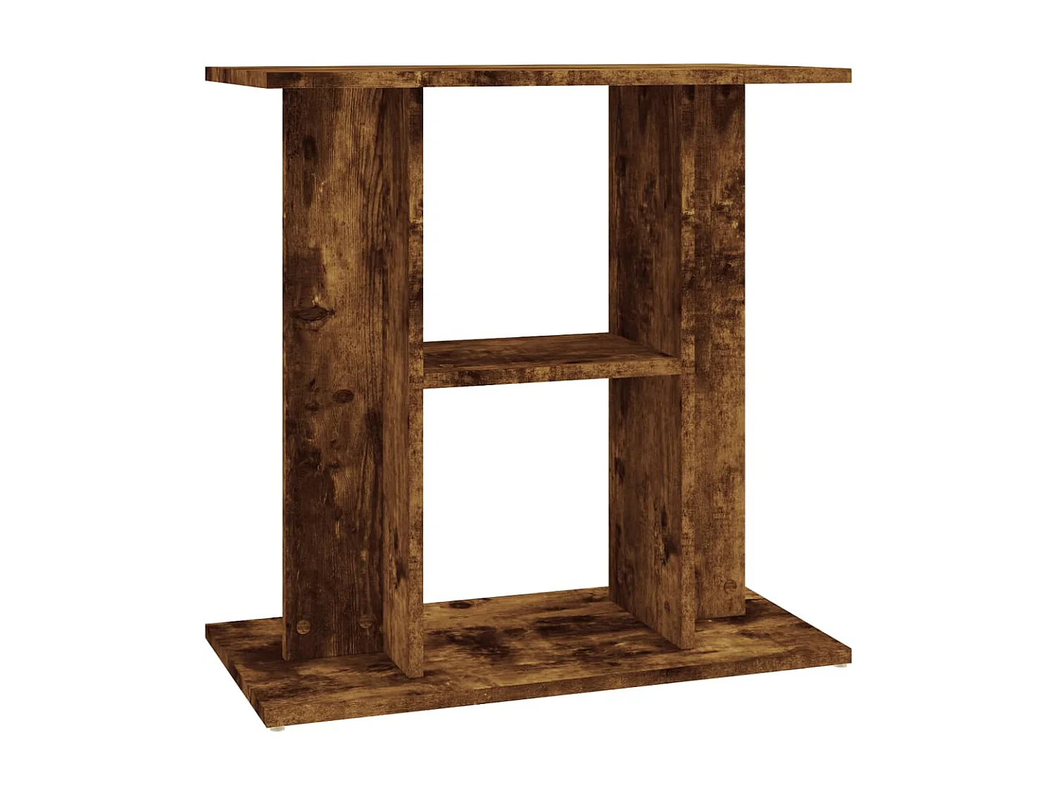 Supporto per acquario rovere fumé 60x30x60 cm legno ingegnerizzato