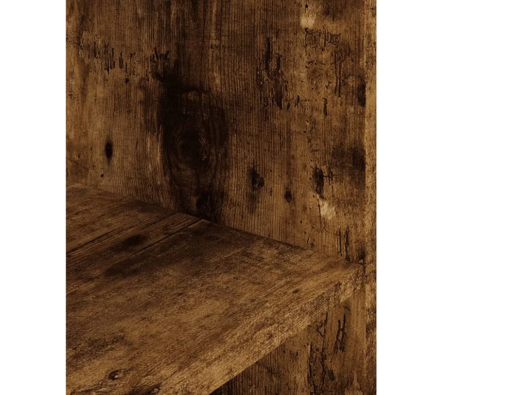 Supporto per acquario rovere fumé 60x30x60 cm legno ingegnerizzato