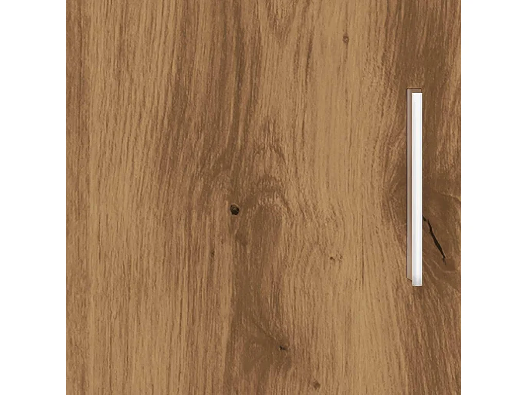 Support d'aquarium chêne artisanal 121x41x58 cm bois ingénierie