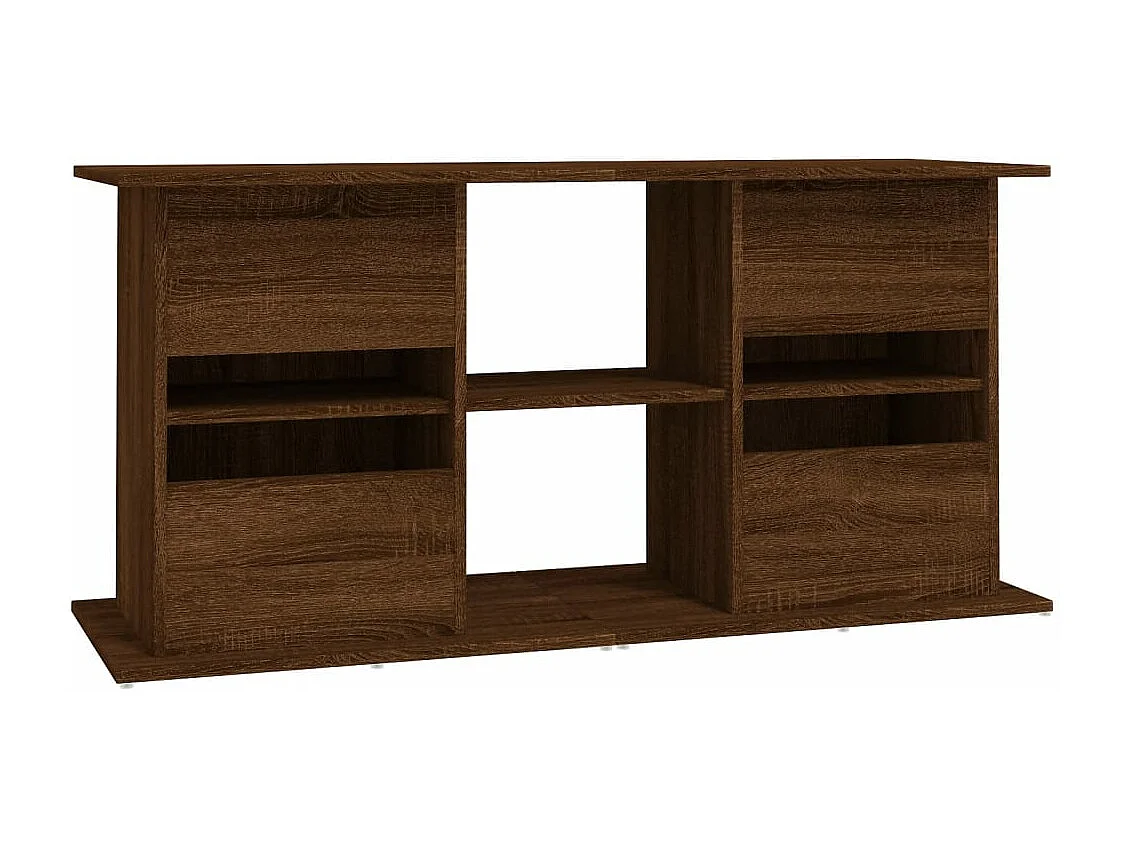 Supporto per acquario rovere marrone 121x41x58 cm legno ingegnerizzato