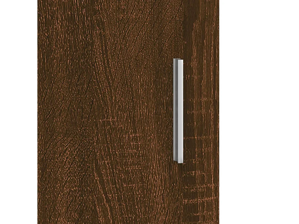 Supporto per acquario rovere marrone 121x41x58 cm legno ingegnerizzato