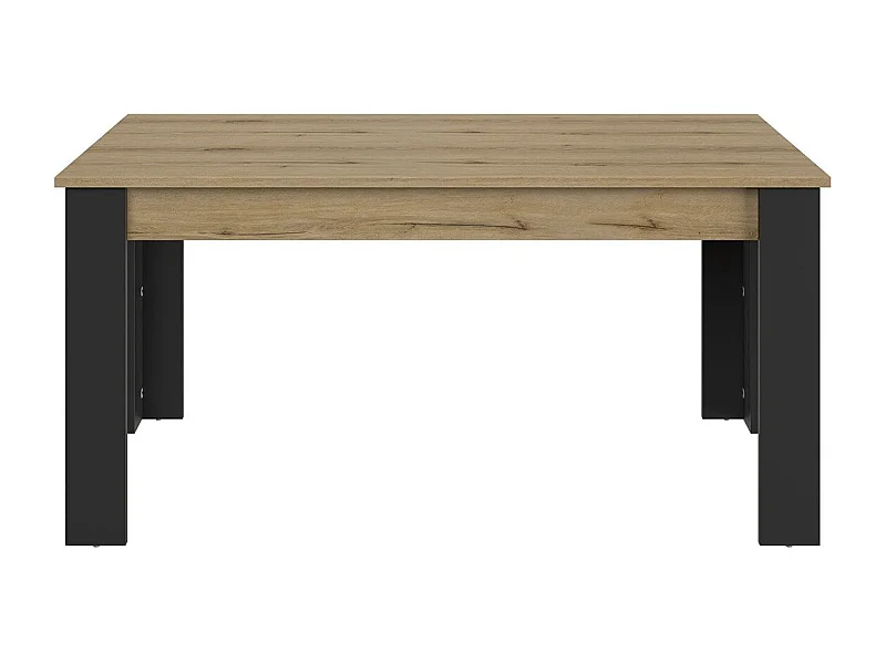 Table rectangulaire 4 pieds 1 allonge L200 cm - TRUST