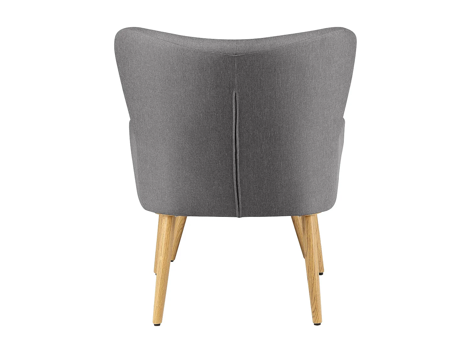 Coco | Poltrona in tessuto grigio chiaro