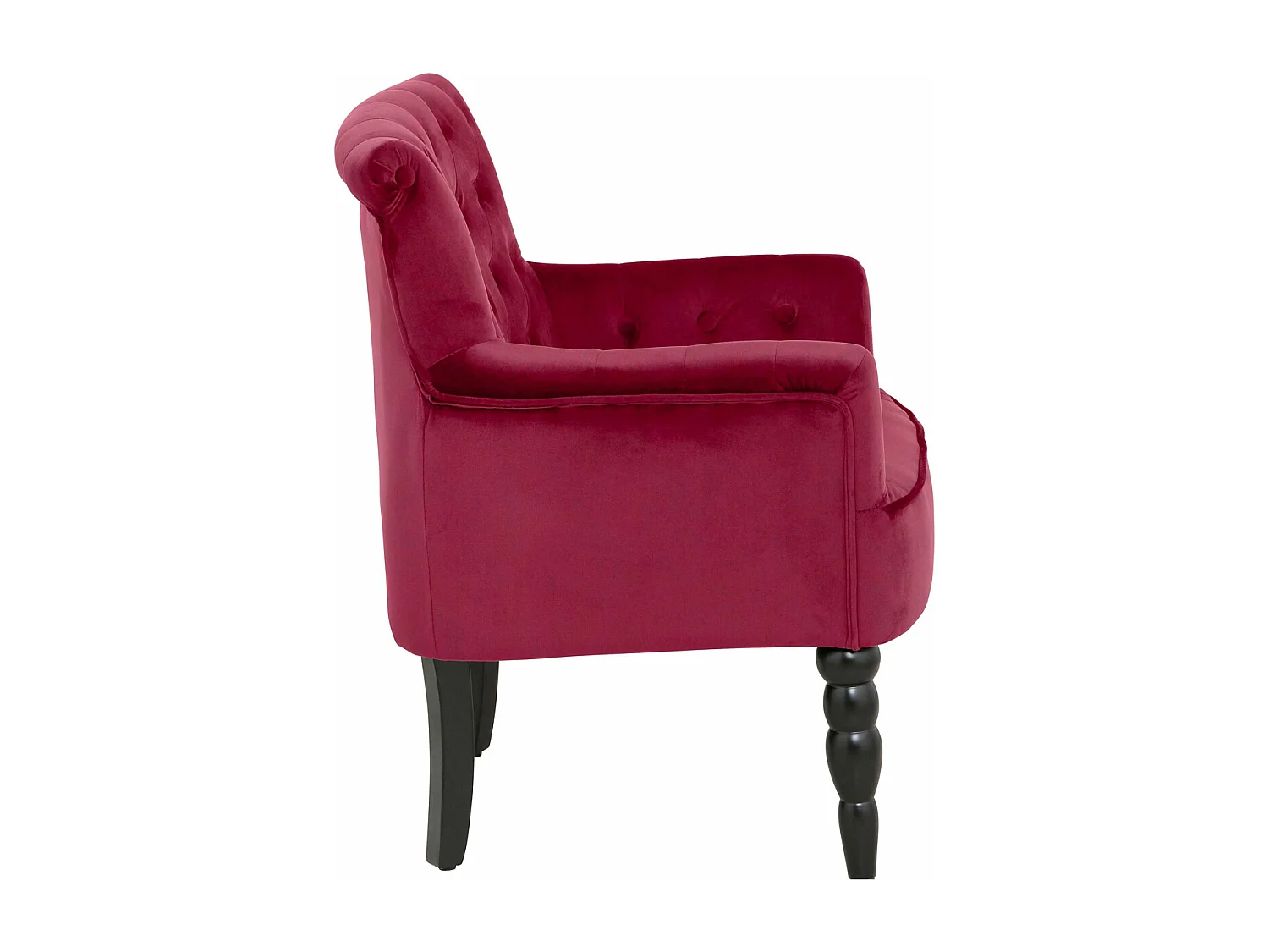 Alexia | Sessel aus Samt rot