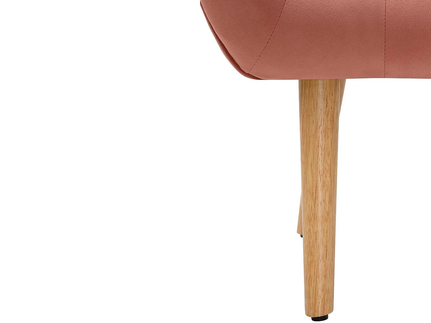 Sami | Sillón en terciopelo rosa