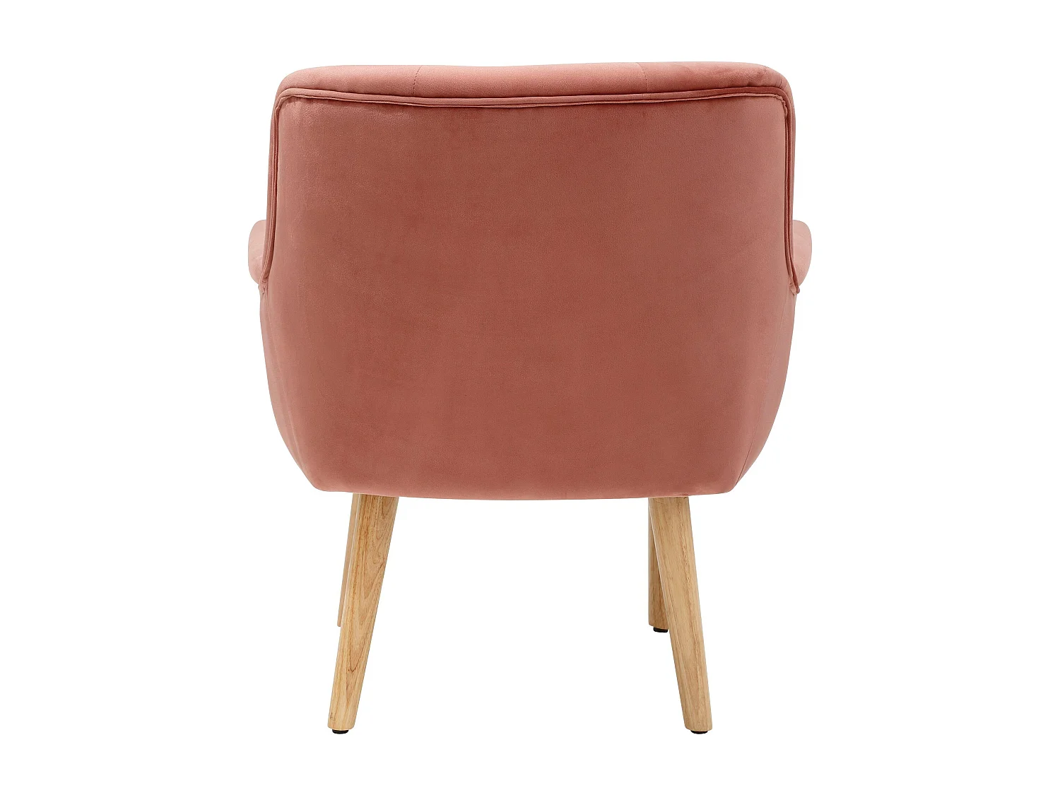 Sami | Fauteuil in fluweel roze