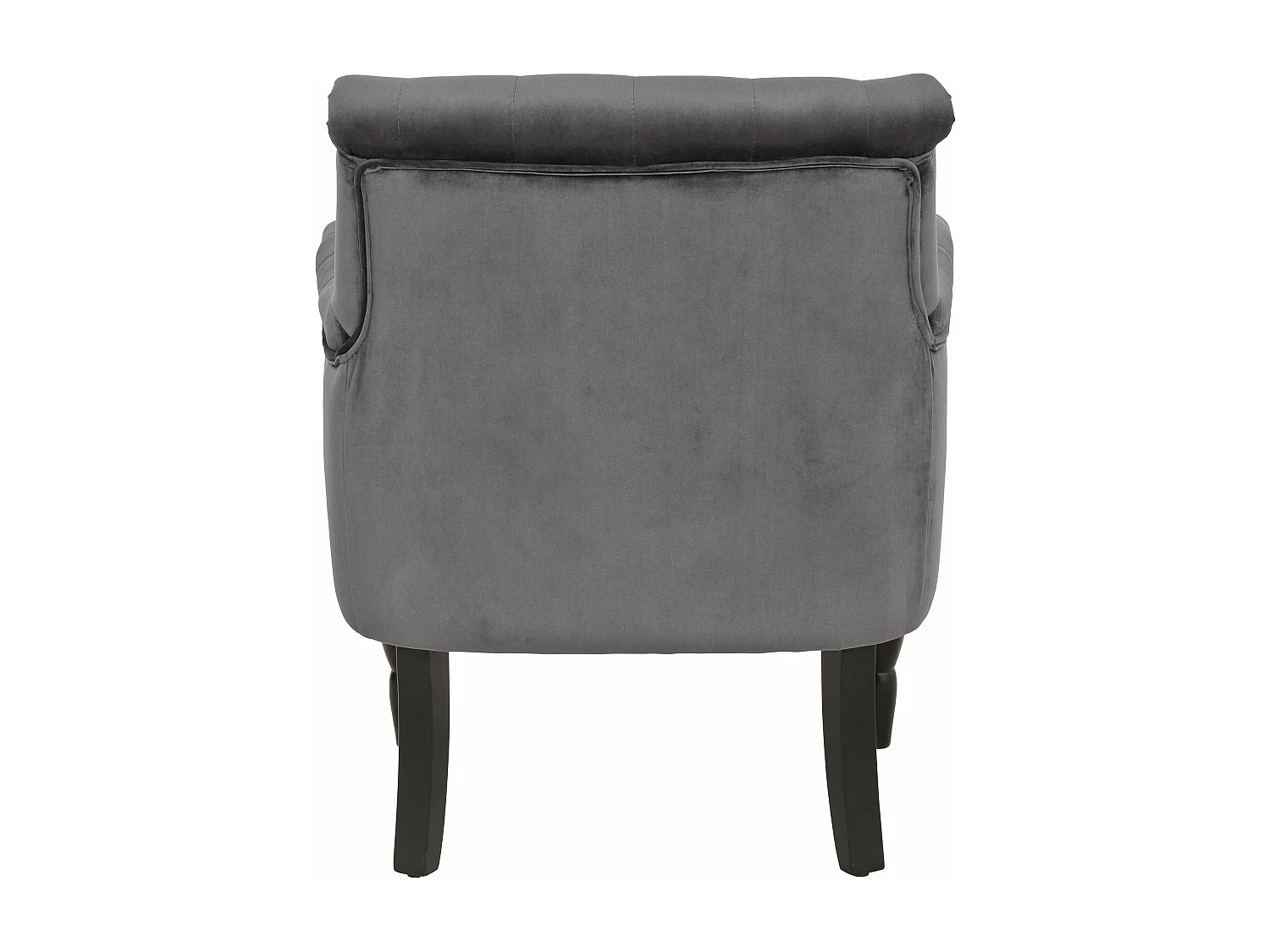 Alexia | Fauteuil en velours gris