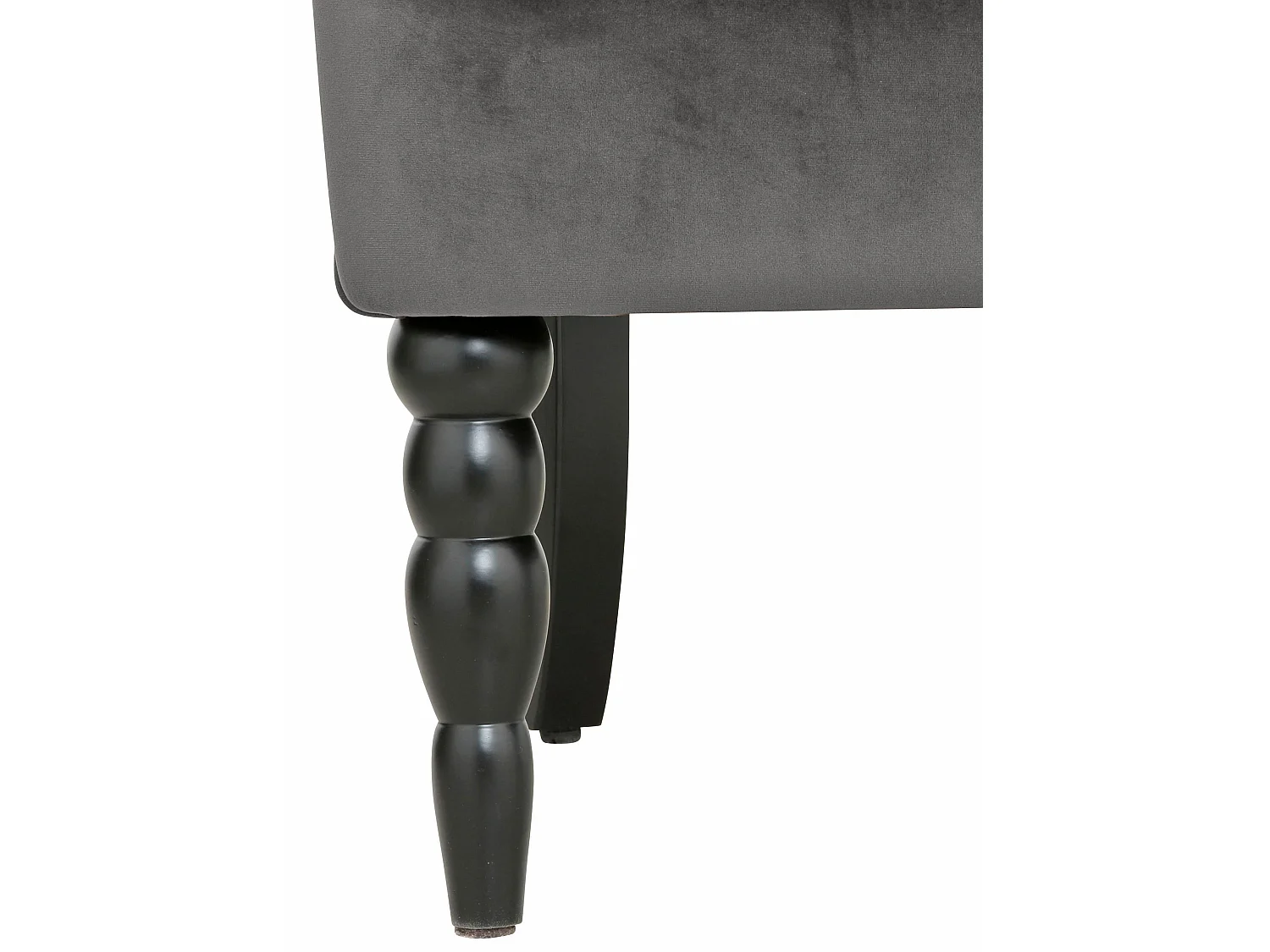 Alexia | Fauteuil en velours gris