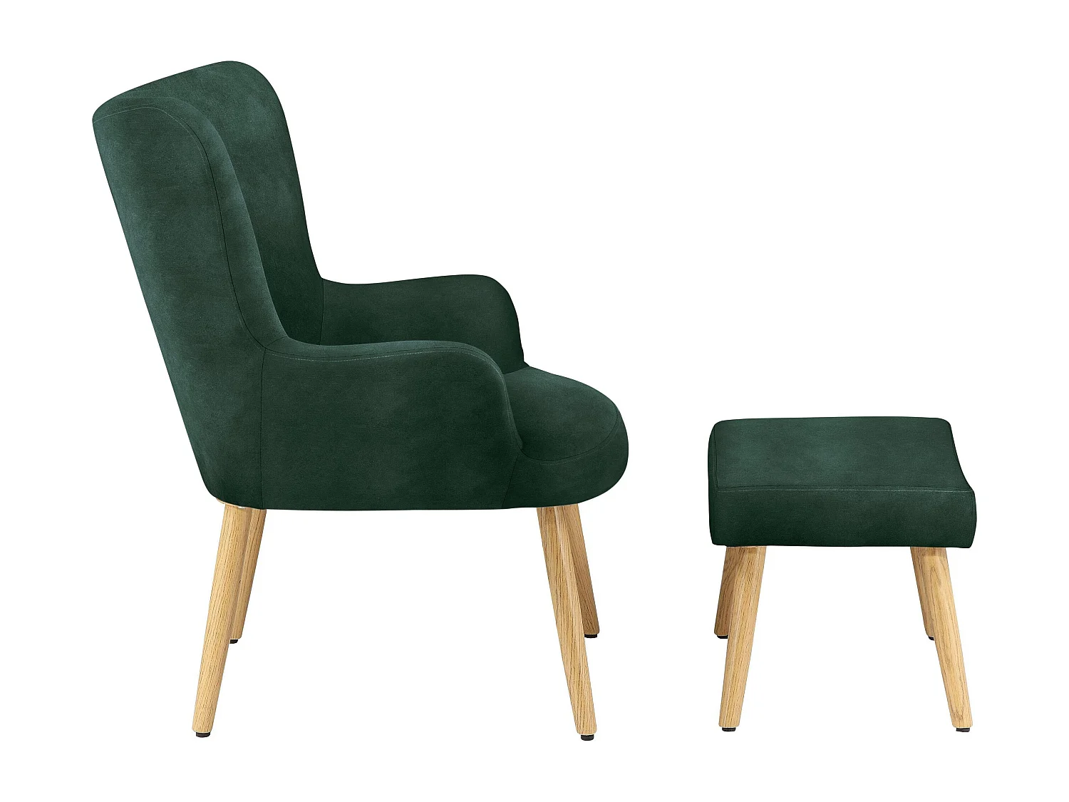 Coco | Fauteuil en vert foncé