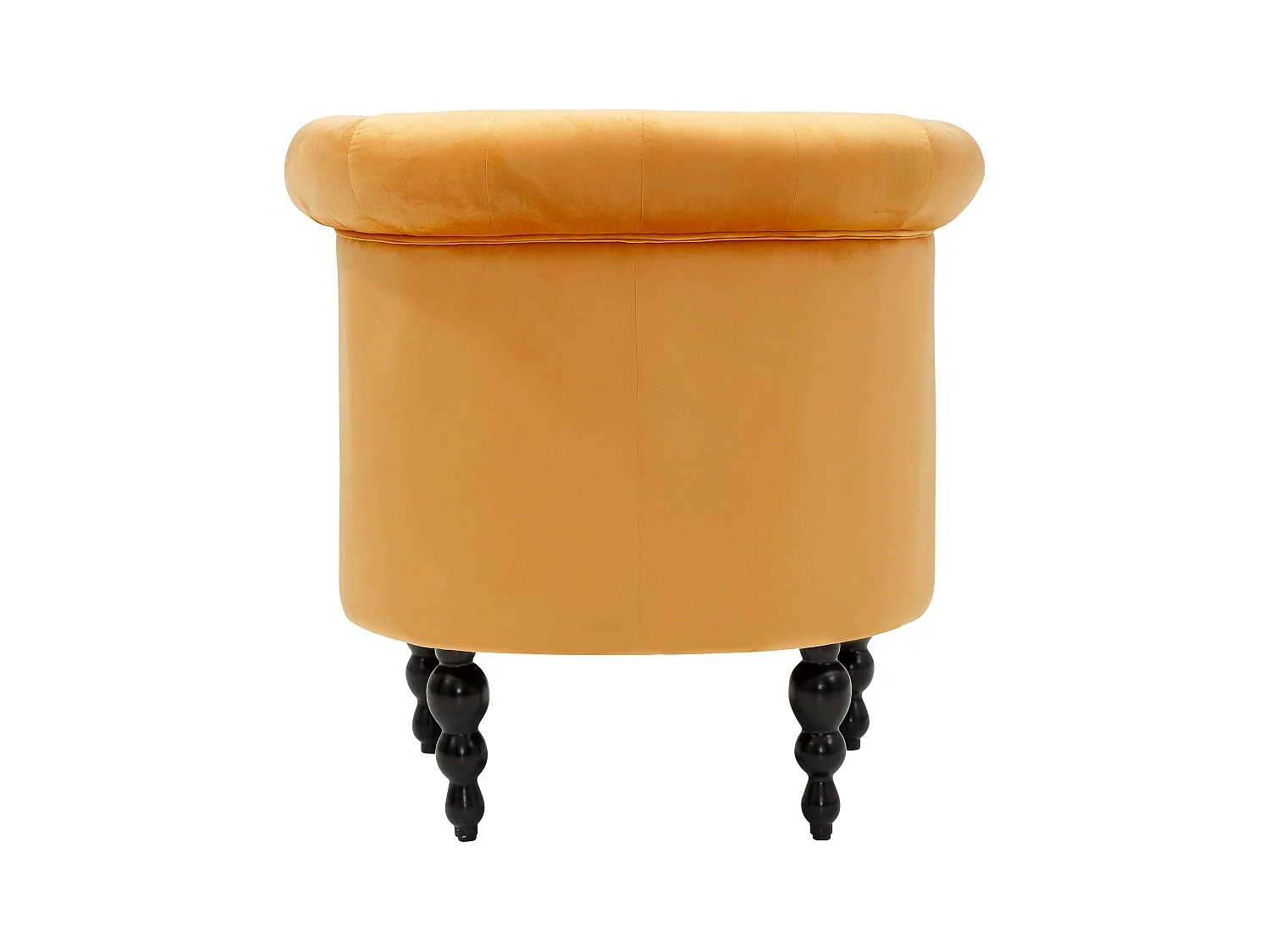 Bastian | Sillón en terciopelo dorado