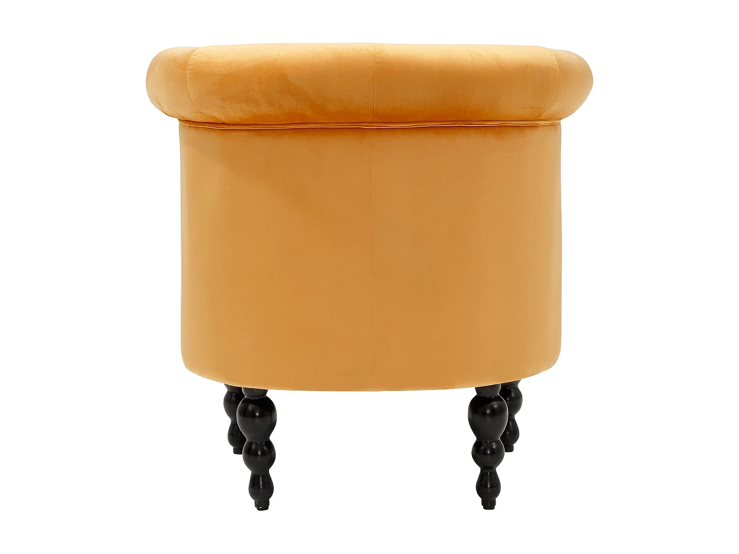 Bastian | Fauteuil en velours or