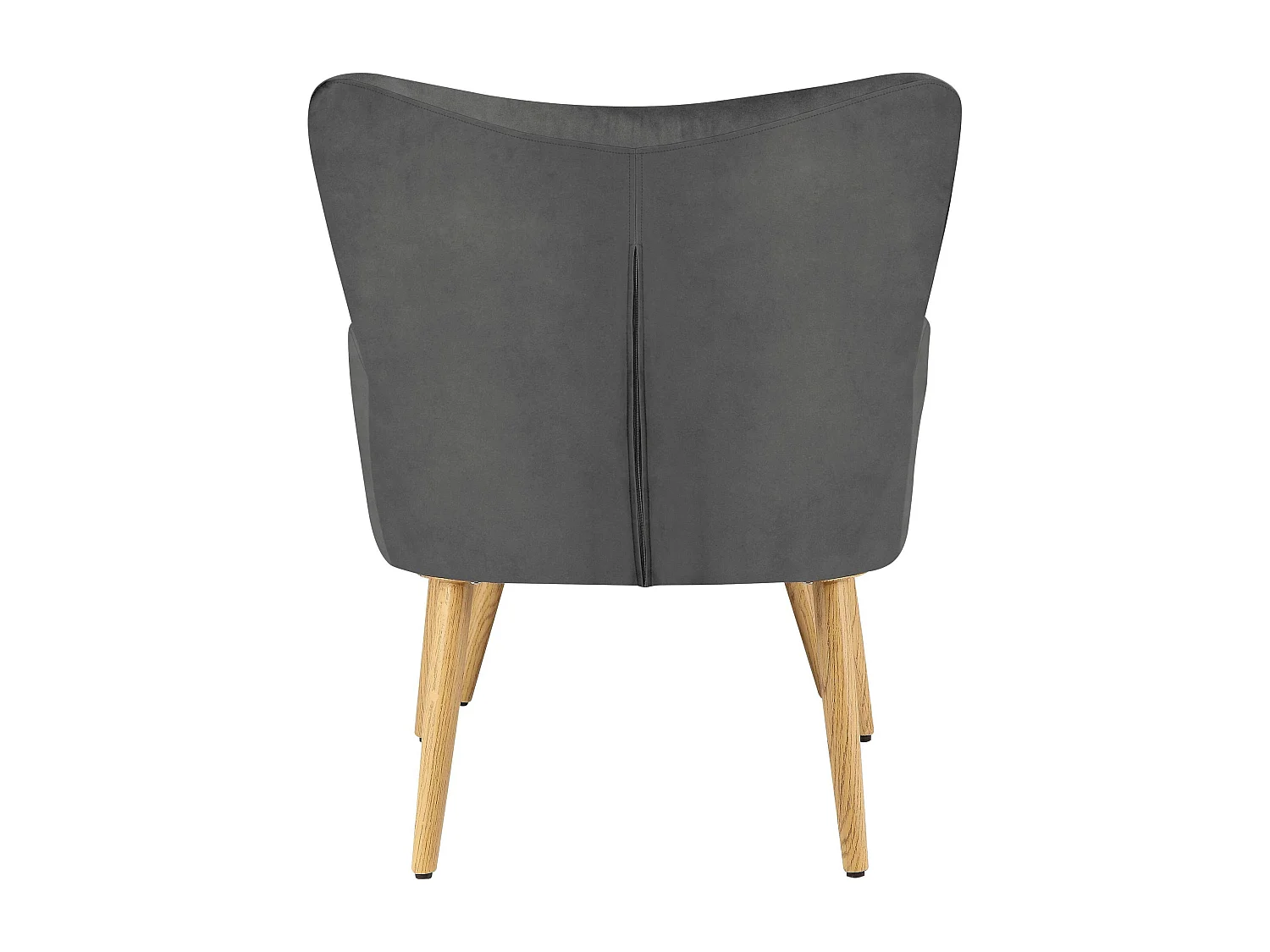 Coco | Fauteuil en velours gris