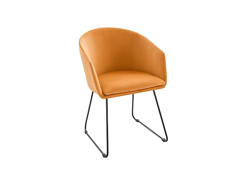 Taunton | Poltrona in velluto oro