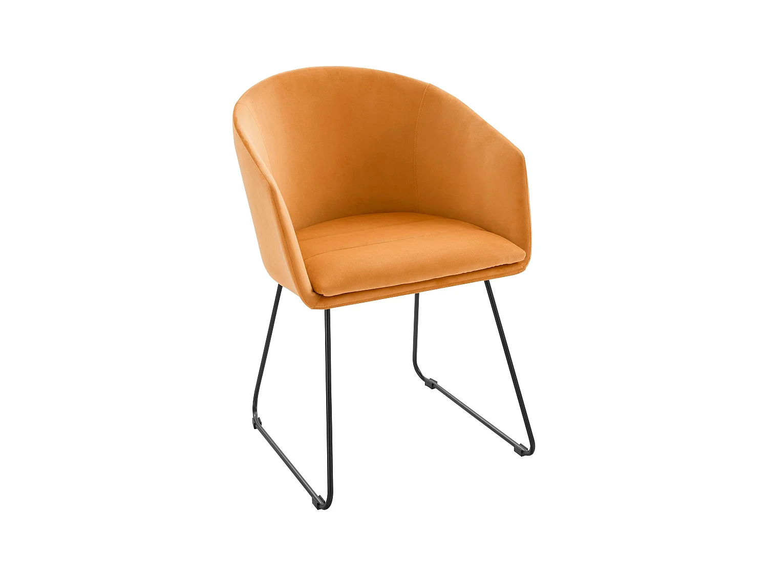 Taunton | Fauteuil in fluweel goud