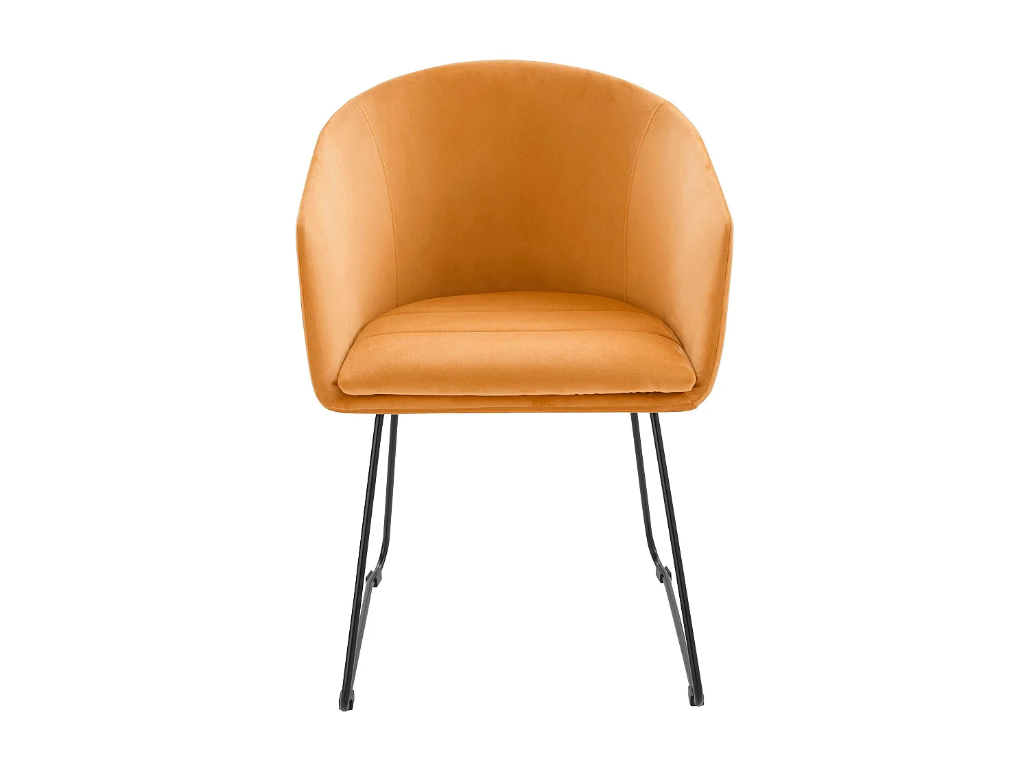 Taunton | Sessel aus Samt gold