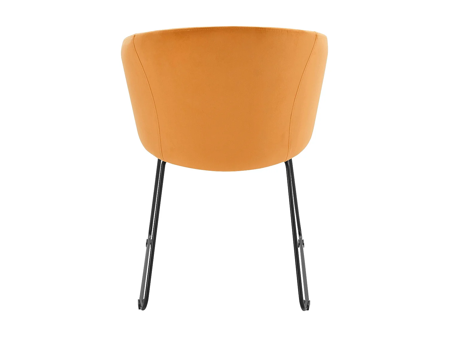 Taunton | Sessel aus Samt gold