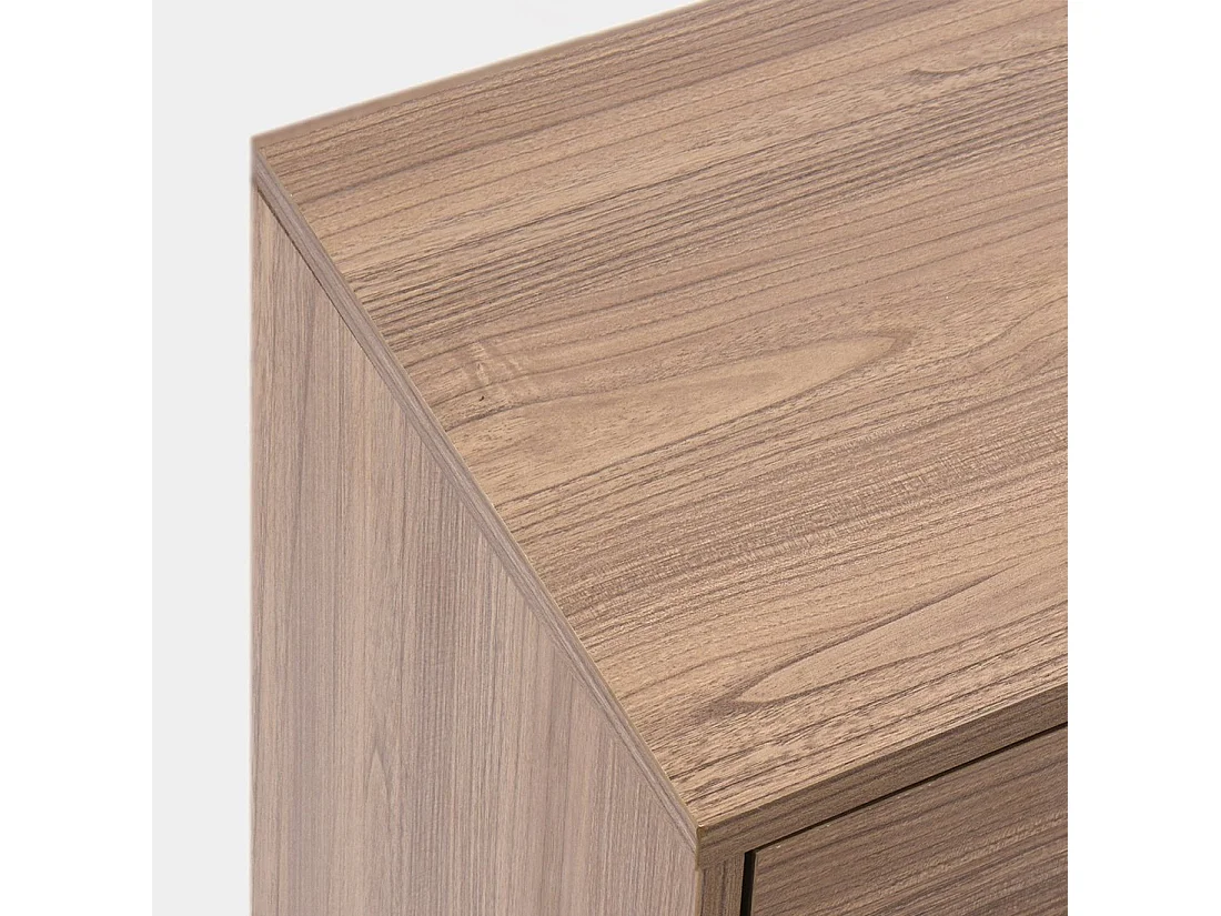 Meuble TV en bois naturel 160x50 cm-Elton