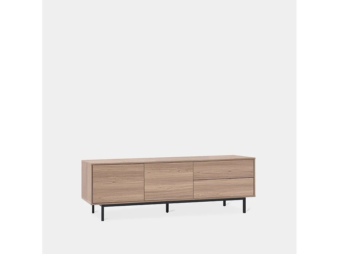 Mueble TV de Madera Natural 50 cm x 160 cm- Elton