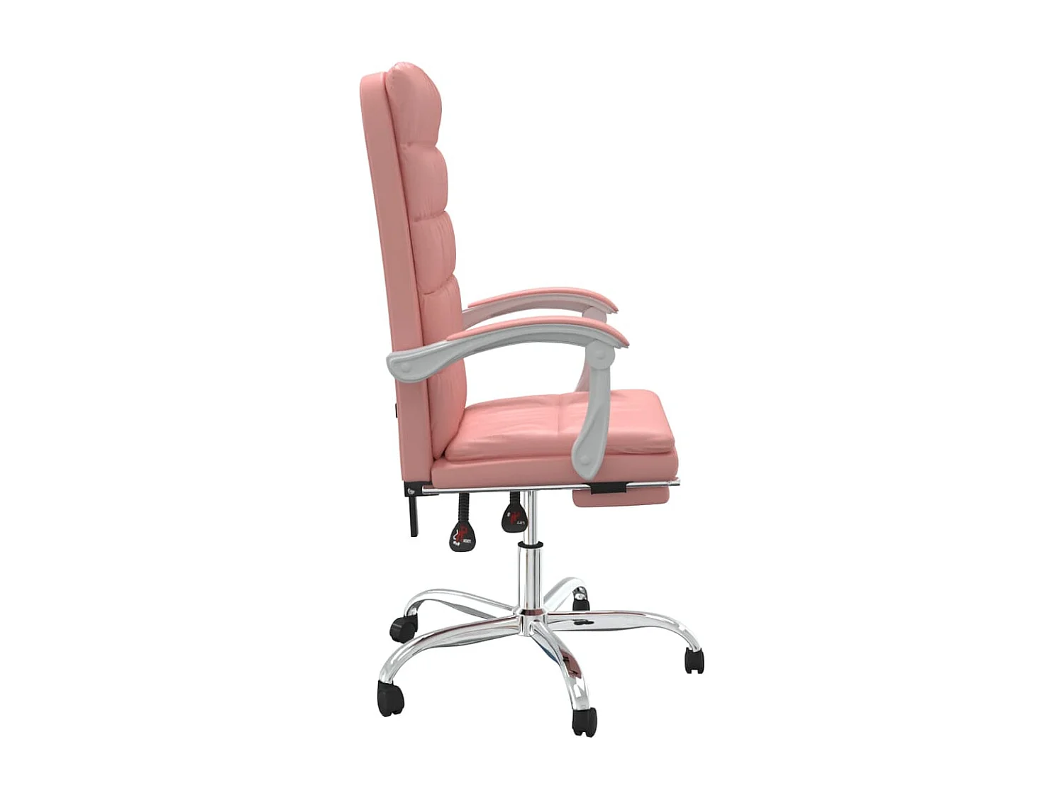 Fauteuil inclinable de bureau Rose Similicuir
