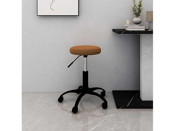 Sedia Da Ufficio Girevole Ergonomica Senza Braccioli, Con Supporto Lombare E Rotelle, Per Piccoli Spazi