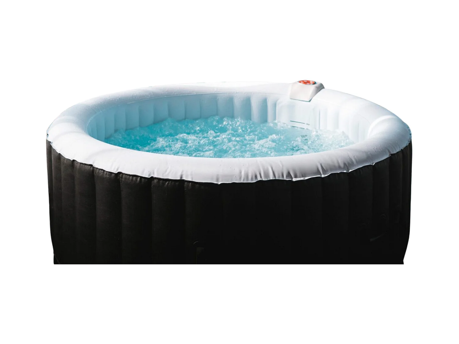 Spa gonflable 4 places rond Ospazia - Diamètre : 185 cm - Filtre et bâche inclus